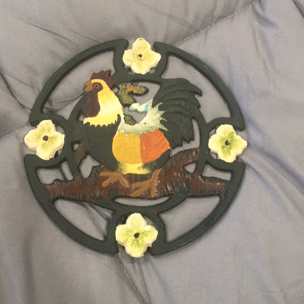 🐔🐔🐔Decorative rooster trivet